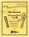 Shannon Duos vol 8 for tenor and bass recorders score