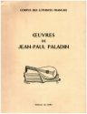 Oeuvres de Jean-Paul Paladin pour luth