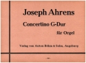 Concertino G-Dur fr Orgel