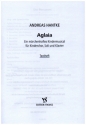 Aglaia - Ein mrchenhaftes Kindermusical fr Kinderchor, Soli und Klavier Textheft