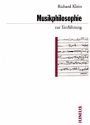Musikphilosophie zur Einführung