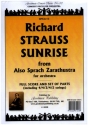 Sunrise from 'Also sprach Zarathustra' for orchestra score and set of parts (strings 4-4-3-4-2)