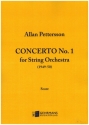 Concerto no.1 for string orchestra score