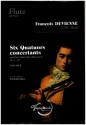 Six Quatuors Concertants op.16 vol.2 pour flute, violon, alto et basse partition et parties