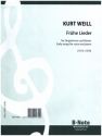 Frhe Lieder fr Gesang und Klavier