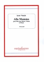 Alla Mamma pour baryton, basse, violon et piano partition et parties