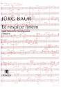 Et respice finem fr Streichquartett Partitur und Stimmen