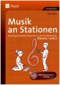 Musik an Stationen 1/2  (+CD)
