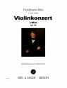 Violinkonzert e-Moll op.24 fr Violine und Klavier Klavierauszug