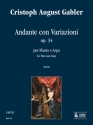 Andante con Variazioni op.34 per flauto e arpa