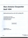 Noel 1694 fr Blockfltenensemble (SATB /TBGbSb) oder Bfl-Orchester, Cemb ad lib Bassblockflte