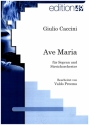 Ave Maria fr Sopran und Streichorchester Partitur