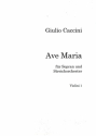 Ave Maria fr Sopran und Streichorchester Violine 1