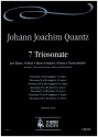 Sonate e-Moll Nr.4 fr Flte, Violine und Bc (Flte und Cembalo) Partitur und Stimmen (Bc ausgesetzt)