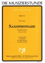 Saxophoniade fr 4 Saxophone (S(A)ATBar) Partitur und Stimmen