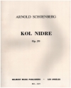 Kol Nidre op.39 for orchestra score