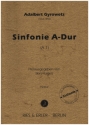 Sinfonie A-Dur fr 2 Oboen, 2 Hrner, 2 Violinen, Viola und Violoncello (Basso) Partitur