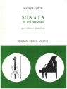 Sonata in sol minore per violino e piano