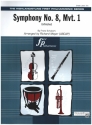Symphony no.8 Mvt.1 for orchestra score and parts