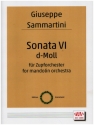 Sonata VI d-Moll fr Zupforchester Partitur