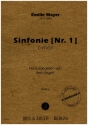 Sinfonie Nr.1 c-Moll fr 2Flauti, 2Ob, 2Klar, 2Fg, 2Corni, 2Clarini, Timpani, 2Vl, Vla, Vlc Partitur