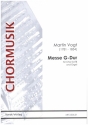 Messe G-Dur fr gem Chor und Orgel Partitur (la)