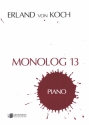 Monolog 13 for piano