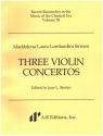 3 Violin Concertos no.1, no.3 and no.5 for violin and string orchestra score