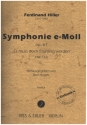 Symphonie e-Moll op.67 'Es muss doch Frhling werden' HW1.67 fr Orchester Partitur
