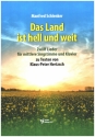 Das Land ist hell und weit fr mittlere Singstimme und Klavier