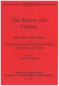 Die Blume von Hawaii  Textbuch