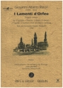 I lamenti d´Orfeo für 2 Soprane, 2 Hörner, 2 Flöten, 2 Oboen, 2 Fagotte, 2 Vl, Va und Bc Partitur (it)