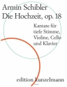 GM992  Die Hochzeit fr Alt solo, Violine, Violoncello und Klavier Klavierpartitur und Stimmen