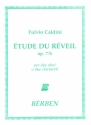 Etude du reveil op.7b per 2 oboi o 2 clarinetti partitura