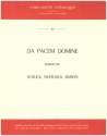 Da Pacem Domine pour orgue