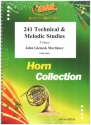241 technical and melodic Studies for horn in F