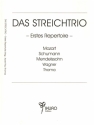 Das Streichtrio -Erstes Repertoire fr Violine, Viola und Violoncello Partitur und Stimmen