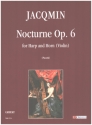 Nocturne op.6 for harp and horn (violin)