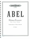 Kleines Konzert fr Cembalo (Klavier), 2 Violinen, Violoncello Partitur