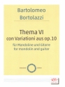 Thema VI con Variationi aus op.10 fr Mandoline und Gitarre Spielpartitur