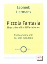 Piccola Fantasia (Thema 1 und 2 mit Variationen) fr Mandoline solo