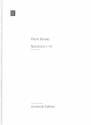 Notations I-IV (1978/1984) pour orchestre partition (Groformat)