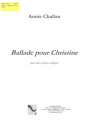 Ballade pour Christiine Har pour 2 harpes celtiques 2 partitions