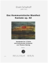 Das kommunistische Manifest op.82 fr 3 gem Chre und sinfonisches Orchester Partitur