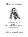 Air vari Nr.2 und Air vari Nr.4 op.4 fr Violine und Klavier