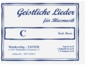 Geistliche Lieder Heft C fr Blasmusik Sopran in B, 1. Flgelhorn in B, 1. Trompete in B