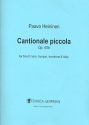 Cantionale piccola op.65b for french horn, trumpet, trombone and tuba (successive)