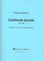 Cantionale piccola op.65b for french horn, trumpet, trombone and tuba (successive)