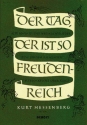 Der Tag der ist so freudenreich fr Gesang, Blockflte und Klavier Partitur