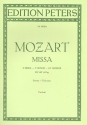 Messe c-Moll KV427 für Soli, gem Chor und Orchester Partitur